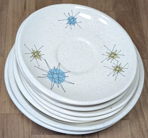 Franciscan MCM Atomic Starburst 8 Piezas, Excelente Sin astillas ni grietas - Imagen 1 de 5