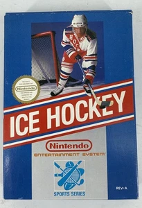 sigillo circolare hockey su ghiaccio completo di scatola nintendo nes game factory bello e nitido - Foto 1 di 8