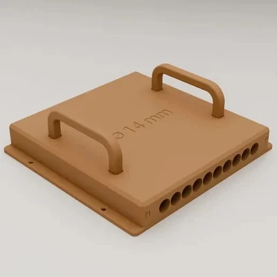 Fishing Bait 14mm boilie table with 2 handles for making boilies — 第 1/4 张图片