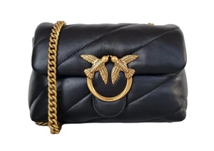 Pinko borsa mini love puff maxi quilt a tracolla 100039 A0F2 Z99Q nero - Foto 1 di 5