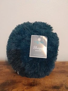 Shaggy Bolster Pillow Comfort Bay Dark Green Size 9X7in NWT Home Decor - Picture 1 of 5
