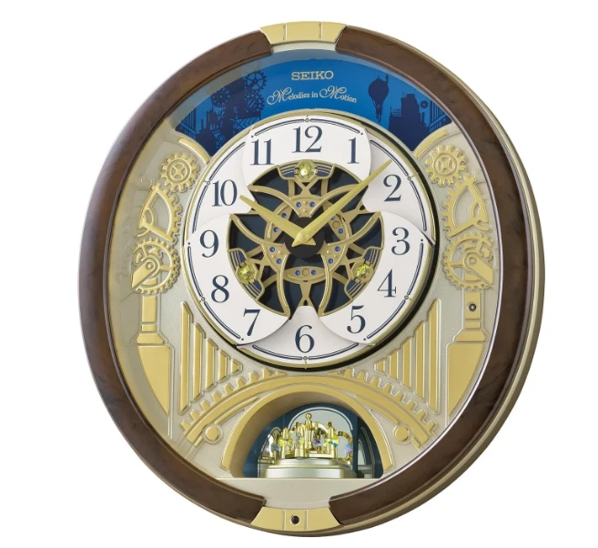 Seiko Melodies In Motion 2025 Golden Rhythm Musical Wall Clock (Limited Edition) - Image 1 of 1