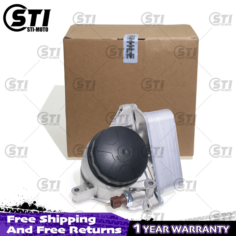 11428611284 Carcasa de filtro de aceite Mahle OEM con enfriador para BMW 530I 530XI 2006-2007 Foto 1 de 4