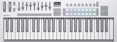 Novation Launchkey 49 MK4 White USB MIDI Keyboard Controller DAW Synthesizer - Bild 1 von 4
