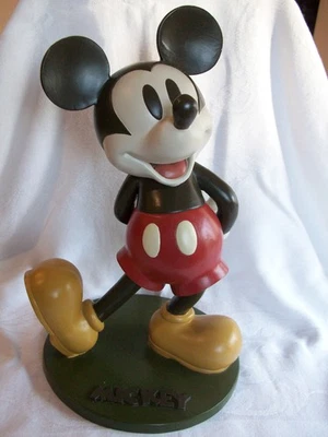 RARO Mickey Mouse Disney Resina Directa 12.5” Césped Jardín Estatua Figura Nuevo de Lote Antiguo Foto 1 de 4