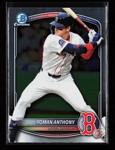 2025 Bowman Chrome #BCP-167 Roman Anthony Bowman Chrome Prospects Boston Red Sox - Picture 1 of 2