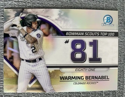 2023 Bowman - Bowman Scouts Top 100 Warming Bernabel #BTP-81 (RC) - Image 1 of 3