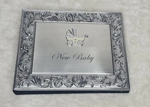 ORNATE NEW BABY BOOK, MEMORIES, UNISEX,  GUESTS, BABY GIFT, NEW IN BOX - Picture 1 of 11