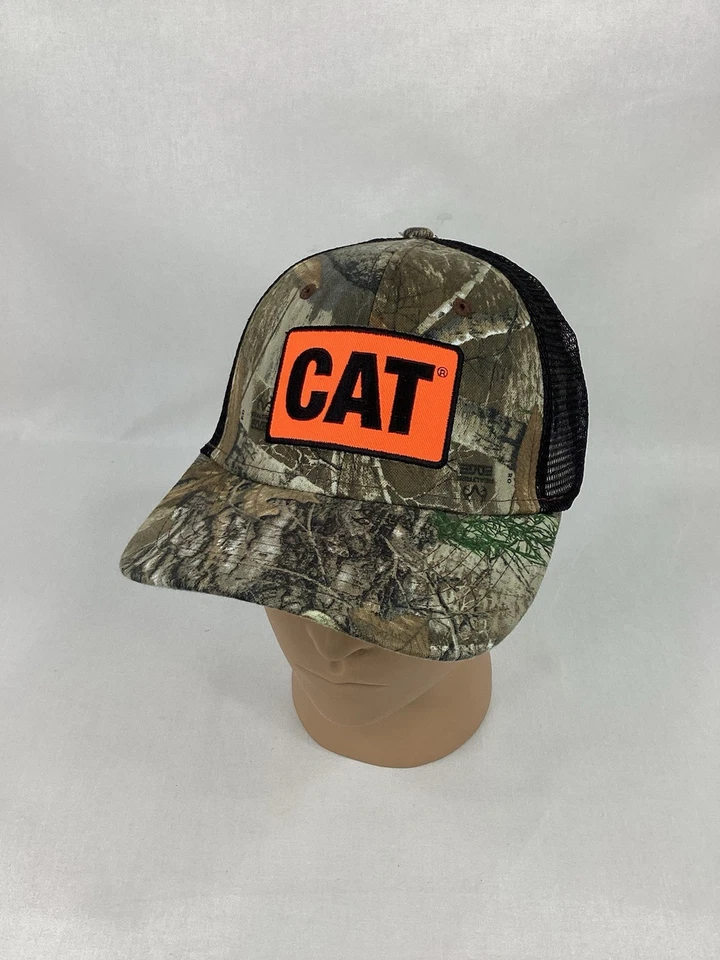 Gorra Caterpillar CAT de RealTree camuflaje SnapBack malla trasera nueva con etiquetas Foto 1 de 4
