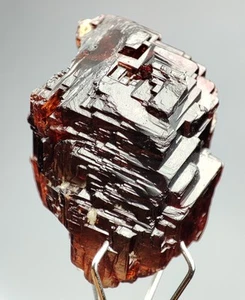 Spessartine Garnet Gemmy Window Skeletal Crystal - shigar valley, Pakistan. - Picture 1 of 9