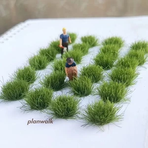 Miniature Railway Scenery Spring Grass HO/OO Scale Farm Garden Plants Diorama - Picture 1 of 8