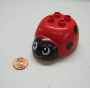 Lego Duplo RED LADY BUG BODY Replacement Vintage Part Insect Forest Friends - Picture 1 of 4