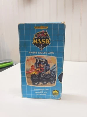 1980’s MASK Where Eagles Dare VHS Tape  - Image 1 of 4