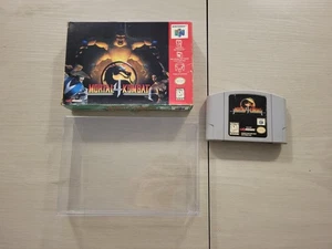 Mortal Kombat 4 N64 - Authentic Box & Game - Protector Included - Picture 1 of 13