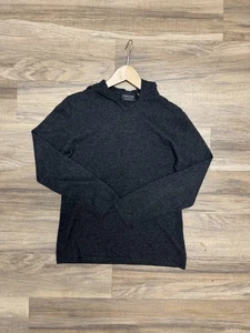 Womens Parisian Signature Cashmere Sweater Long Sleeve Hoodie Black Small - Picture 1 of 4