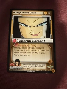 Dragonball Z Ccg Tcg Limited Orange Stare Down #70 Non Foil Android Saga - Picture 1 of 2