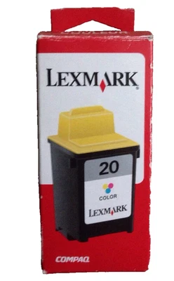 (1) CARTUCHO DE TINTA LEXMARK 20 COLORES, 15M0120, ORIGINAL, NUEVO Foto 1 de 4