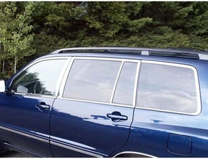 22p Luxury FX Chrome Window Package (w/Posts & Sill) for 01-07 Toyota Highlander - Picture 1 of 5