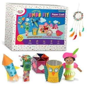 KidsyWinsy 500Pcs Art Craft Activity Kit for Kids, includes Glue, Stickers, - Picture 1 of 7