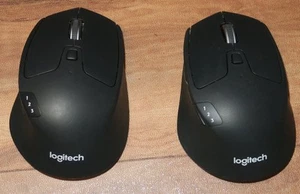 2x Logitech M720 Triathlon Wireless Mouse - Black - Bild 1 von 4