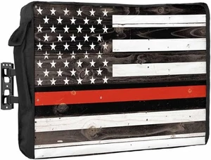 Outdoor TV Cover 48-50 Inch - American Flag First Responders Support - Picture 1 of 4