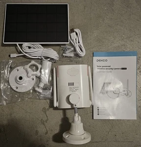 DEKCO WiFi Outdoor Solar Wireless Security Camera DC8E N.O.S. Only 2 Left. - Picture 1 of 15
