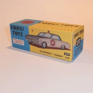 Corgi Toys  237 Oldsmobile 88 County Sheriff Car Repro Box - Picture 1 of 4