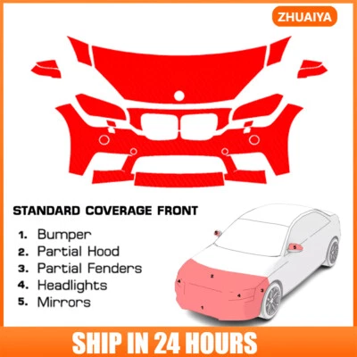 Kit de sujetador transparente de película de protección de pintura precortada PPF para BMW X1 M-Sport 2011-2015 Foto 1 de 4