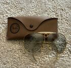 Vintage Bausch & Lomb Ray-Ban Aviator Shooter Sunglasses w/Case