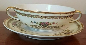 Juego de tazas y platillos sopa crema plana Noritake Japón 78048 CARLTONIA - Imagen 1 de 4