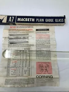 Macbeth D639276 A7 High Pressure Plain Gauge Glass - Picture 1 of 5