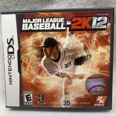Authentic Major League Baseball 2K12 2012 (Nintendo DS) with Case & Manual - Image 1 of 3