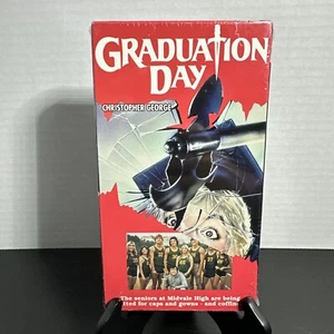 Graduation Day (VHS 1992) Christopher George, Patch Mackenzie, NEW SEALED!!! - Picture 1 of 6