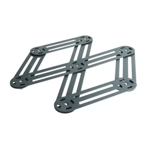 Dessous de plat étirable en inox anthracite 19x35 cm 19x35 cm - Imagen 1 de 1