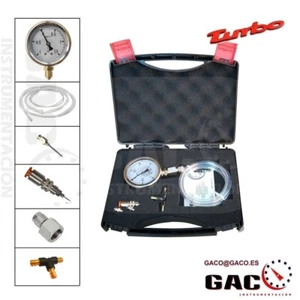 KIT DIAGNOSIS DE MANOVACUOMETRO -1 a +1,5 Bar PARA MEDIR TURBO MANOMETRO - Imagen 1 de 1