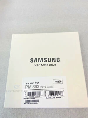 Samsung PM863 960GB ProSeries SSD 2.5" SATA Solid State Drive MZ-7LM9600 03D6WK - Image 1 of 4