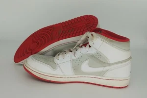 Nike Mens Air Jordan Retro 1 Mid Hare Bugs Bunny 719551-123 Red White Shoes 10.5 - Picture 1 of 11