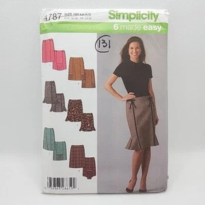 Simplicity 4787 Misses' Fit And Flare Skirts Sewing Pattern Size 6-12 Uncut - Picture 1 of 7