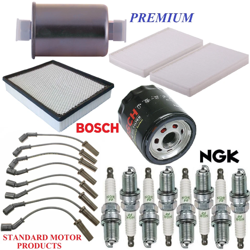 Kit de afinación filtros bujías de cable aptas para GMC YUKON XL 1500 V8 5,3 L, GAS 2000-2002 Foto 1 de 1