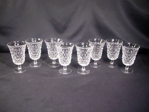 Fostoria American Low Water Goblet Set of 8 - Picture 1 of 15