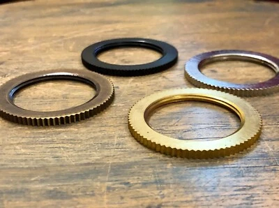 Shade Ring 1-3/4 Inch Diameter, Uno Threaded - Fits shade hole 1.25" to 1.75" - Image 1 of 4