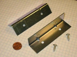 ALLRED #L9-Z ECKSTREBE, STAHL, VERZINKT, 1" x 1", 4" LÄNGE, MIT SCHRAUBEN - Bild 1 von 1