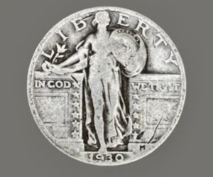 1930 25C Standing Liberty Quarter - Bild 1 von 2