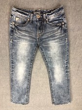 Salvage Mayhem Boot Jeans Men's 30R Regular Fit Medium Wash Denim Natural Fade