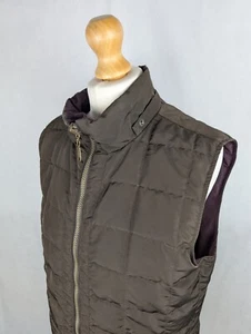 Women's MAX MARA Weekend Brown Quilted Gilet Waistcoat Body Warmer Size 14 - Picture 1 of 7