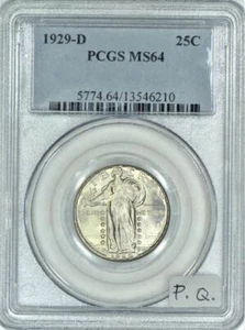 1929-D Standing Liberty Quarter PCGS MS-64; Premium Quality - Bild 1 von 4