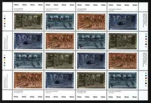 Canada - Scott 1503-1506 - Full Pane of 16 Stamps - 2nd World War - 1993 - MNH - Picture 1 of 1