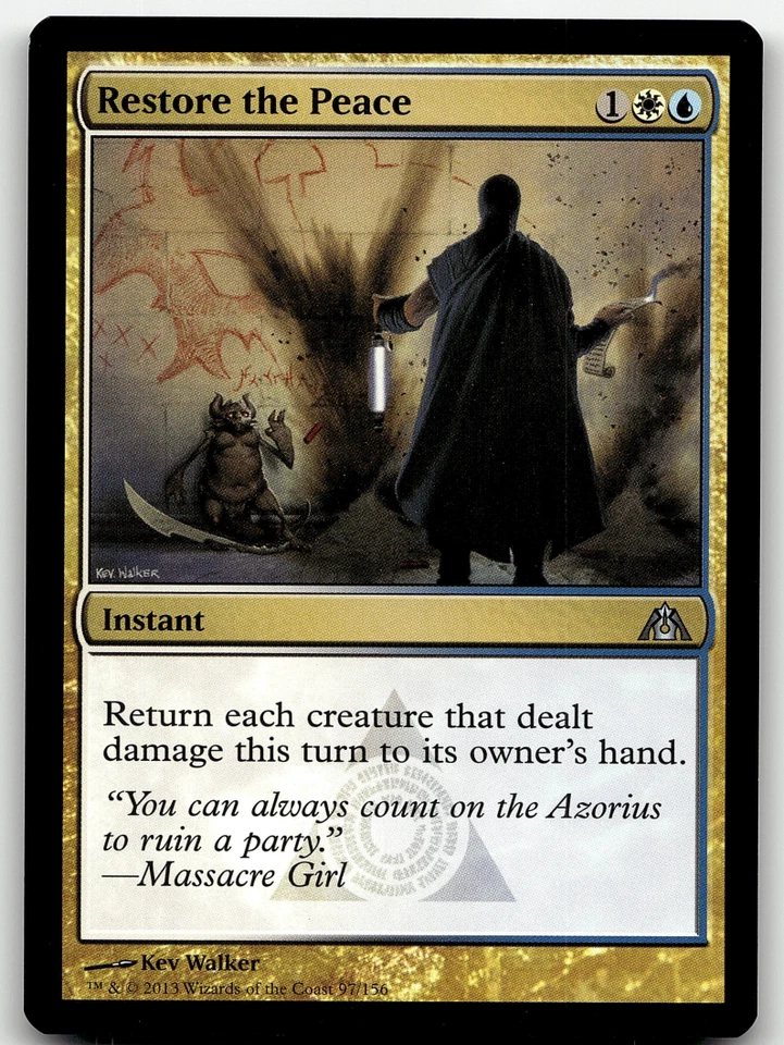 MTG Restore the Peace Dragon's Maze 97/156 Regular Uncommon - Image 1 of 1