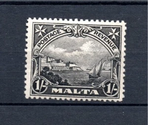Malta 1930 old 1 Shilling definitive stamp (Michel 162) MLH - Picture 1 of 2