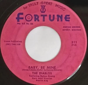 50's SOUL 45 HEAR The Diablos BABY, BE MINE - THE WIND 1954 Fortune VG - Picture 1 of 4